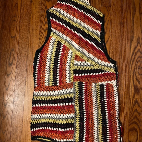 Free people crochet patchwork mini dress - Picture 3 of 7